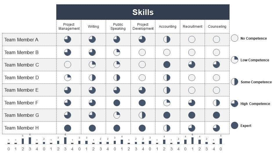 What is a skills matrix?